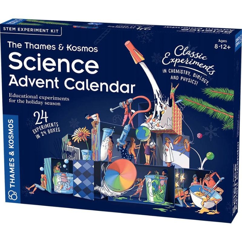 661007 – SCIENCE ADVENT CALENDAR 24 CHEM BIOLOGY AND PHYSICS EXPERIMENTS