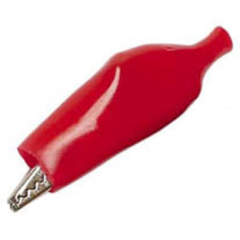 258-103 RED – ALLIGATOR CLIP W/BOOT RED  (2 pcs/pkg)