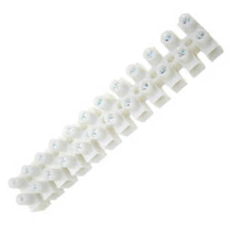 58-312-1 – TERM BLOCK 12P FLEX DUAL ROW 10 MM 30A/300V 22-12AWG 20MM WIDE