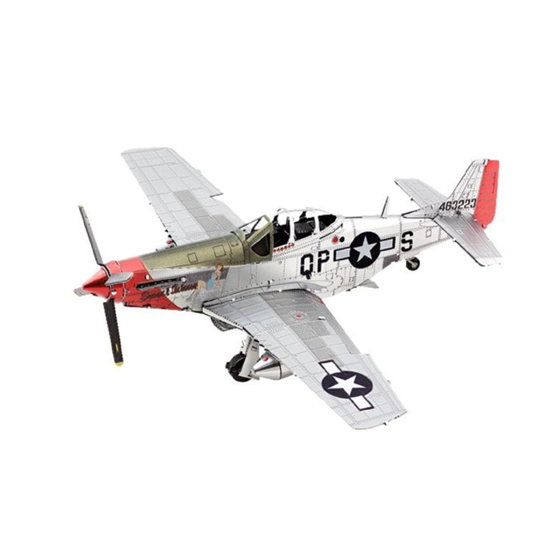MMS180 – P-51D MUSTANG METAL EARTH 2-SHEET MODEL KIT