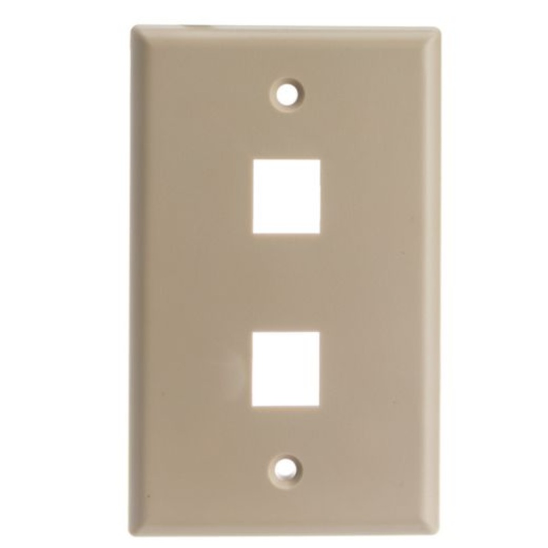 NP-JF21 – WALL PLATE 2PORT BEIGE