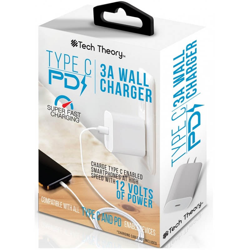 TT-TCPD-08 – USB-C PD WALL CHARGER 5VDC@3A POWER DELIVERY PORT