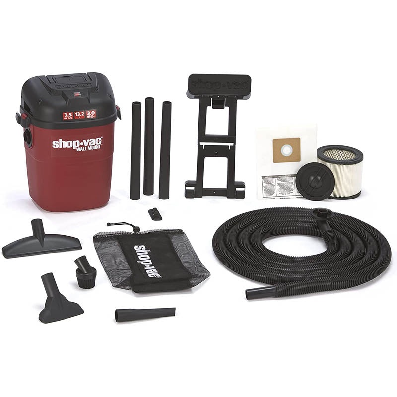 39401 – VACUUM CLEANER 13.2L WET/DRY 3.0HP WALL MOUNTED