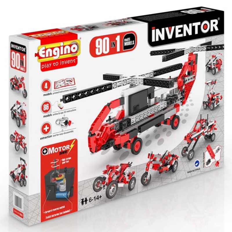 9030CA – ENGINO-90 MODELS MOTORIZED SET