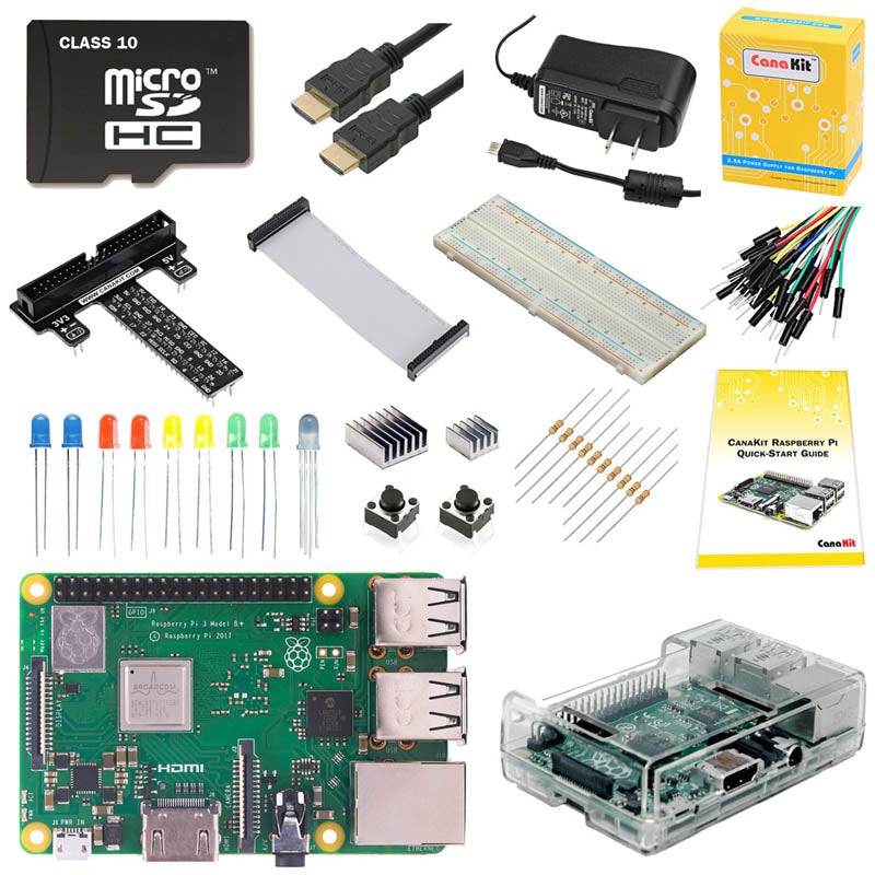 PI3P-ULT32-C1-CLR – RASPBERRY PI 3 MODEL B+ ULTIMATE KIT