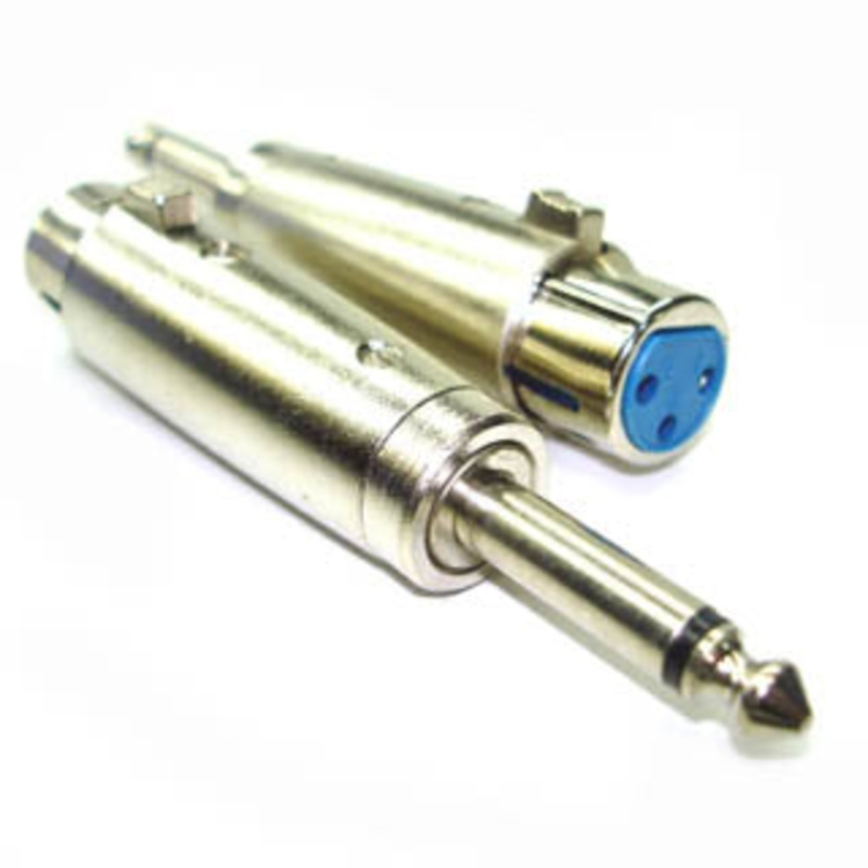 03046 – XLR ADAPT 3JK-AUDIO PL 6.3 MONO