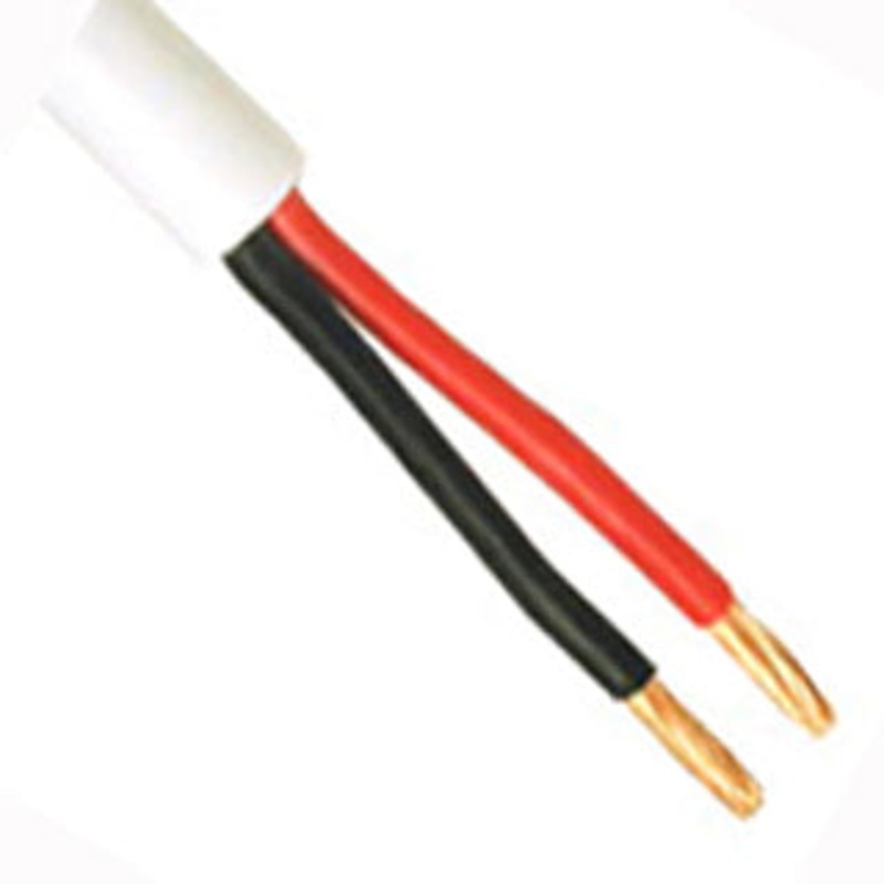 77002 – SPEAKER WIRE IN-WALL 16AWG 2C 500FT CMR WHT OFC