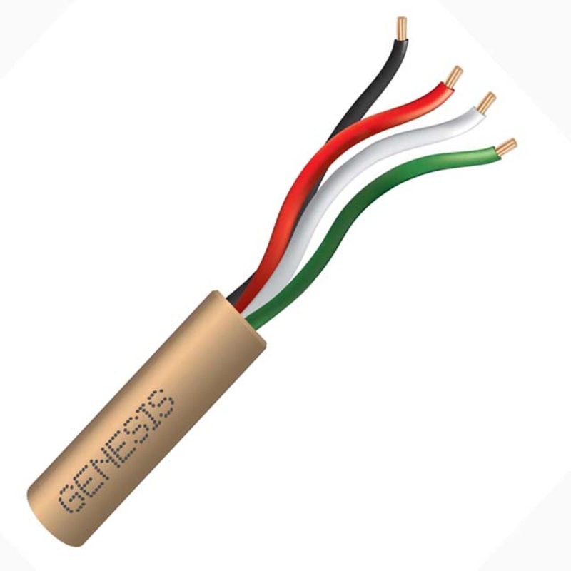 77038 – CABLE 4C 22AWG STR UNSH 500FT BEIGE COIL