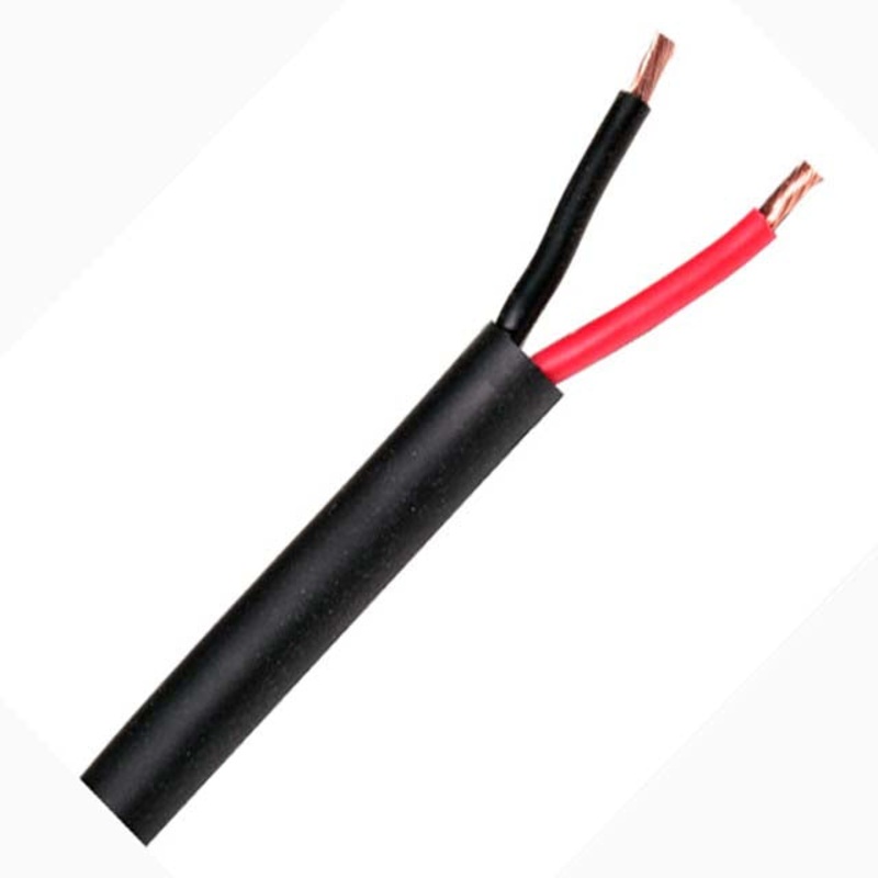 77048 – CABLE 2C 16AWG STR UNSH 1000FT CMR BLK INDOOR/OUTDOOR