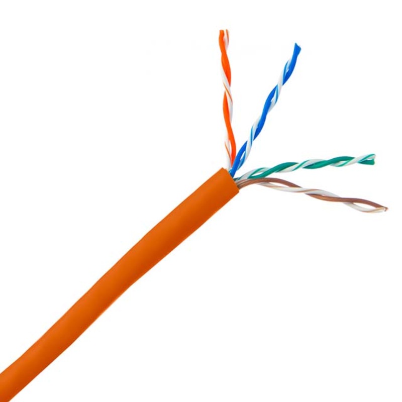 77141 – CABLE CAT5E FT4 SOL ORG 1000FT UTP CMR 4P/24AWG 350MHZ