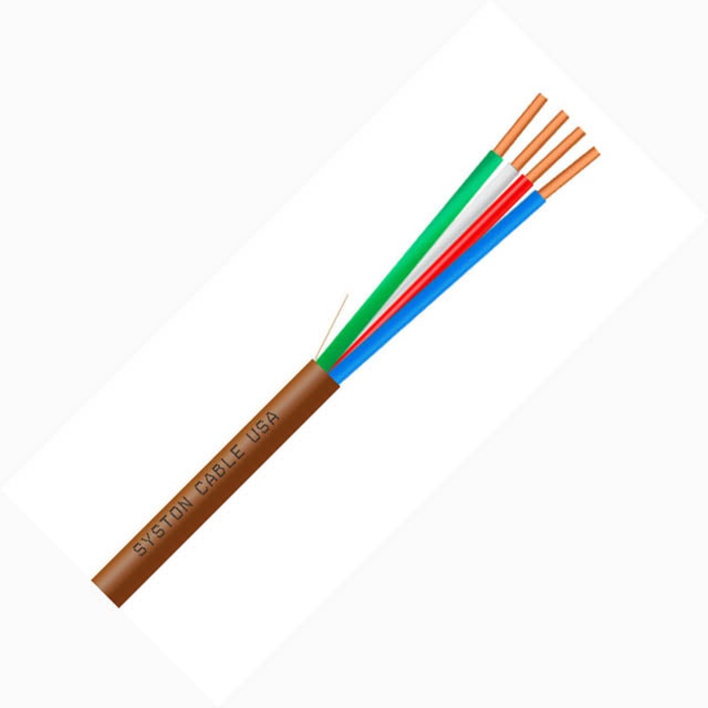 77179 – CABLE 4C 22AWG SOL UNSH 500FT BRN COIL