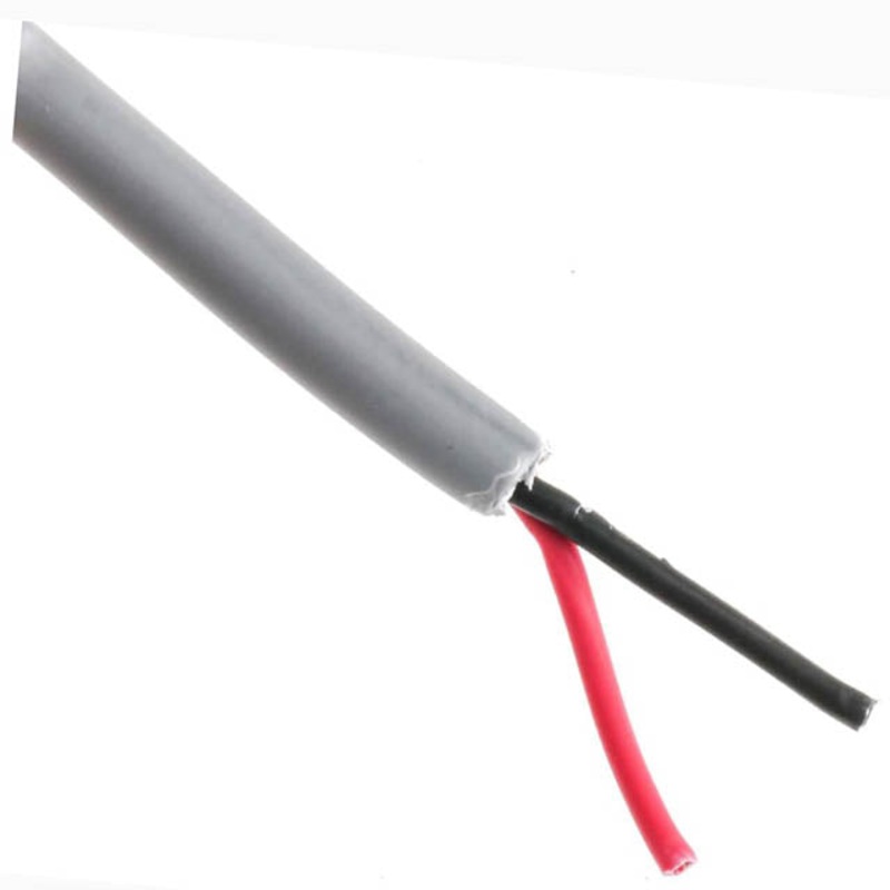 77195 – CABLE 2C 14AWG STR UNSH 1000FT CMR GREY