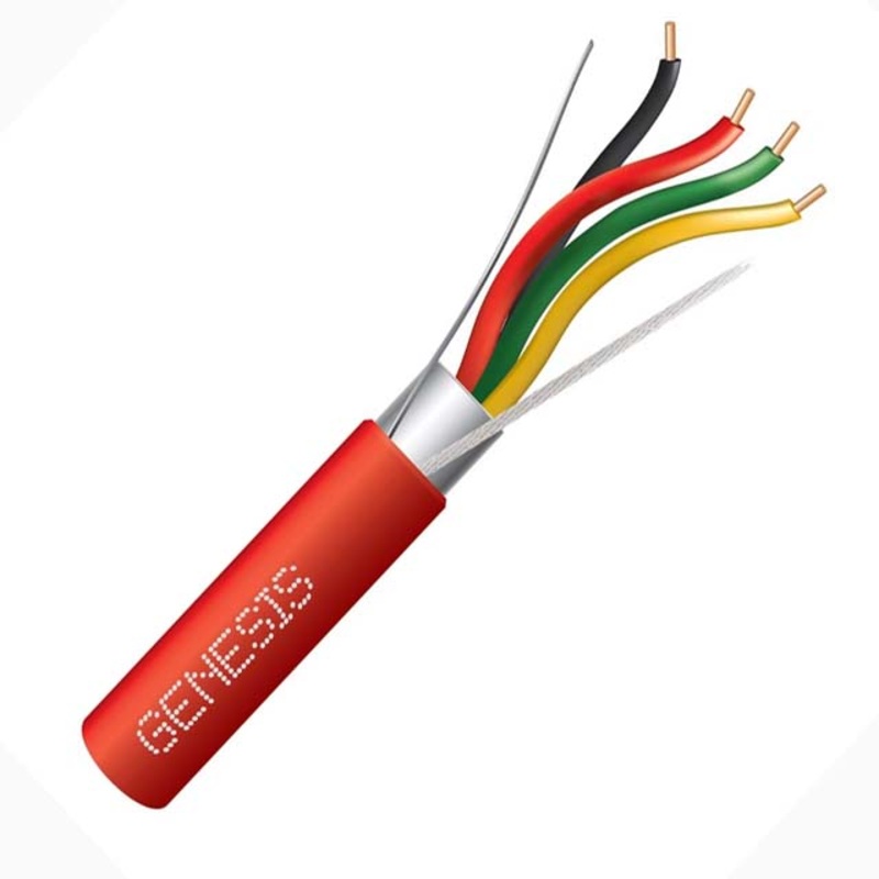 77265 – CABLE FIRE ALARM 16/4 SOL SHLD FPLR RISER 1000FT RED SPOOL