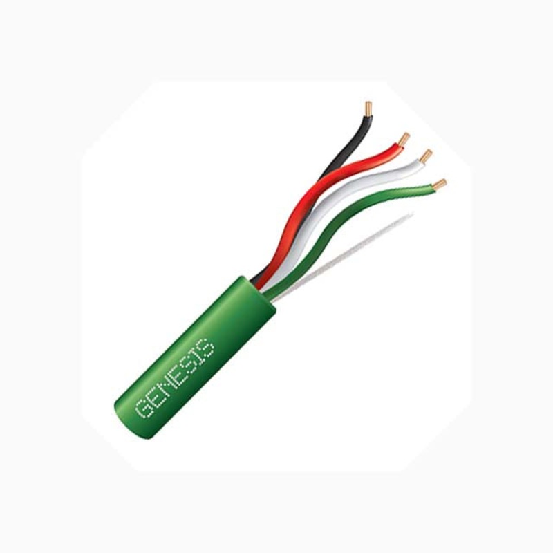 77478 – CABLE 4C 22AWG STR UNSH 500FT CMR GRN COIL