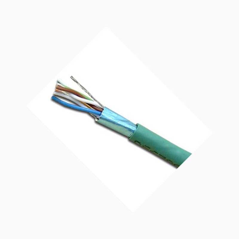 77728 – CABLE CAT5E FT4 SOL GRN SHLD 1000FT STP 4P/24AWG 350MHZ