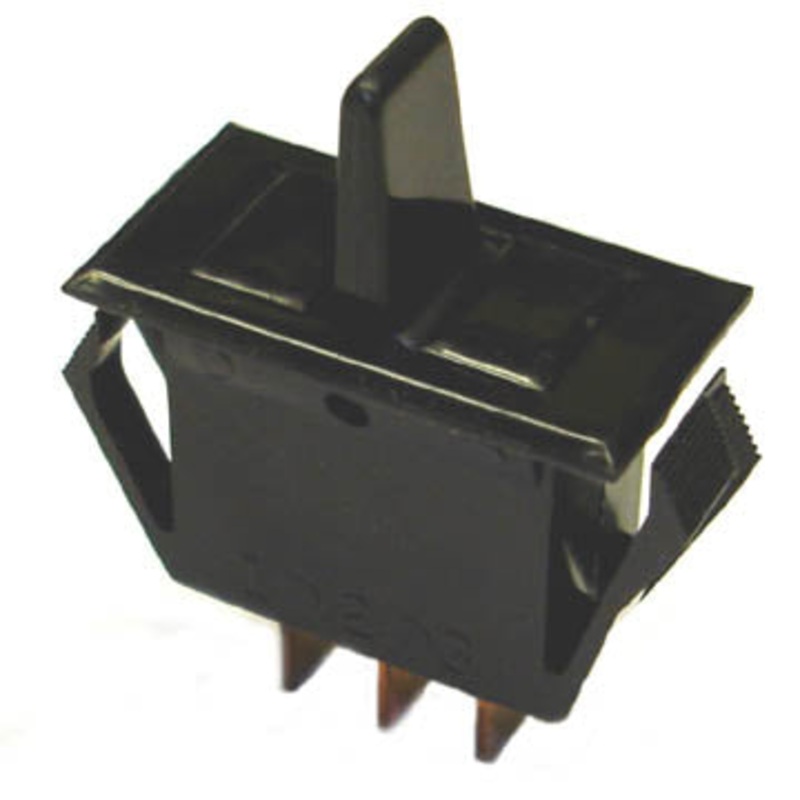 SHSB-1410 – PADDLE SWITCH 1P2T 10A ON-OFF-ON 125VAC QT 14X30MM BLK