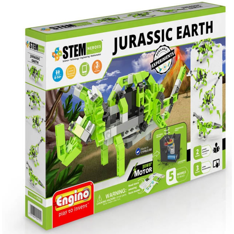 STH61 – STEM HEROES-JURASSIC EARTH 5 MOTORIZED MODELS