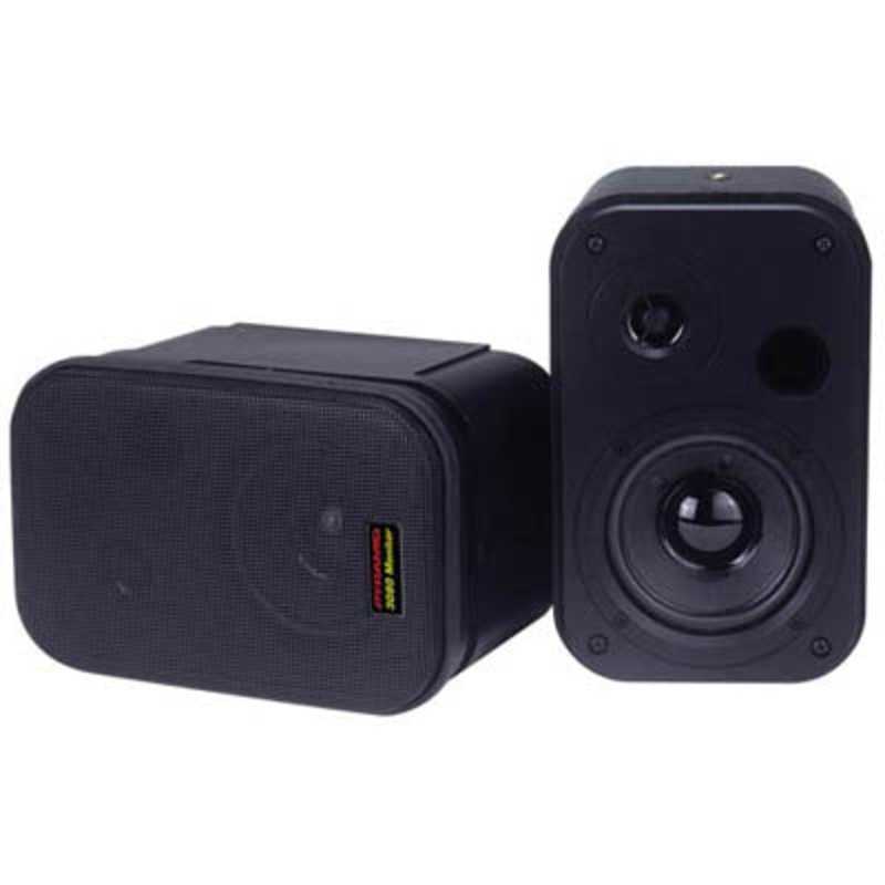 3070 – SPEAKER MONITOR STYLE 4R 300W BK 3.5IN BLACK (2 pcs/pkg)