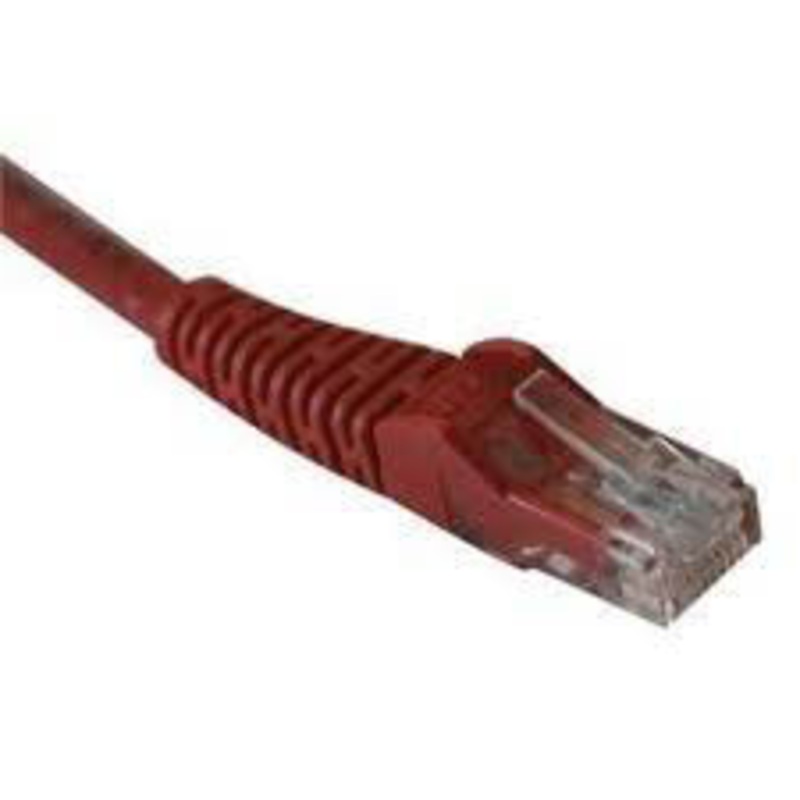 5696 – PATCH CORD CAT5E RED 3FT SNAGLESS BOOT