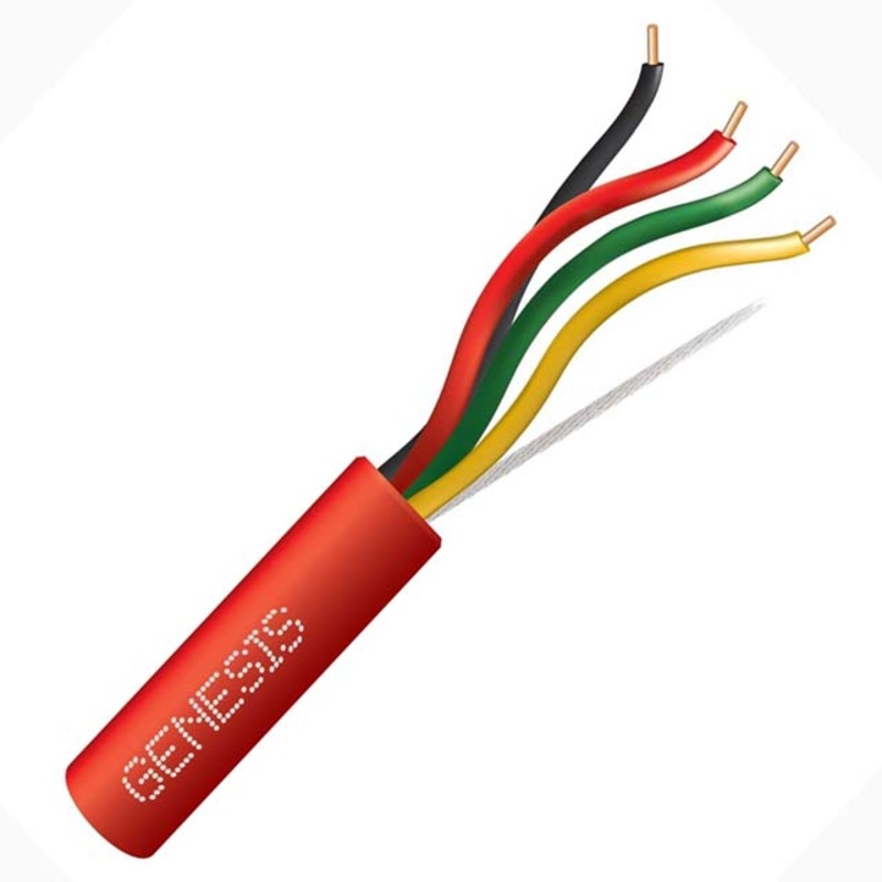 77093 – CABLE FIRE ALARM 22/4 SOL FPLR RISER 1000FT RED
