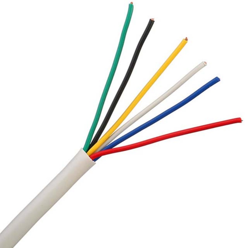 77230 – CABLE 6C 18AWG STR UNSH 500FT CMP PLENUM WHT