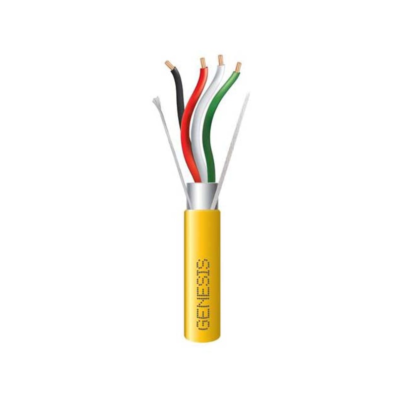 77484 – CABLE 4C 18AWG STR SHLD 1000FT CMP PLENUM YEL