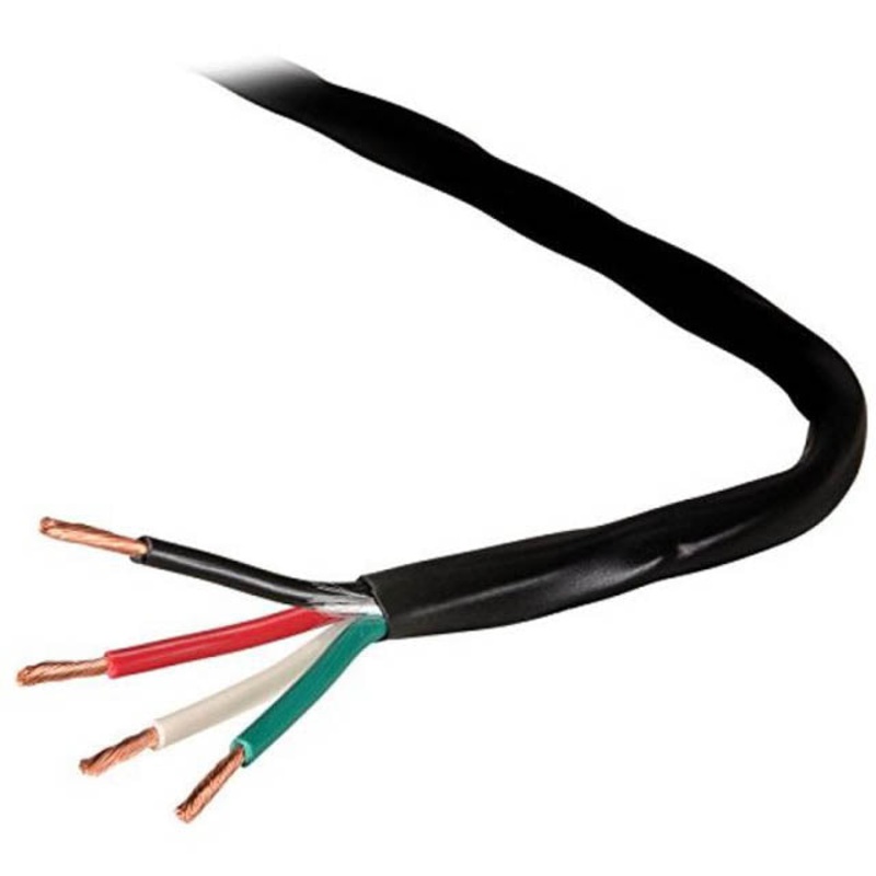 77694 – SPEAKER WIRE IN-WALL 14AWG 4C CMR 500FT OFC BLK