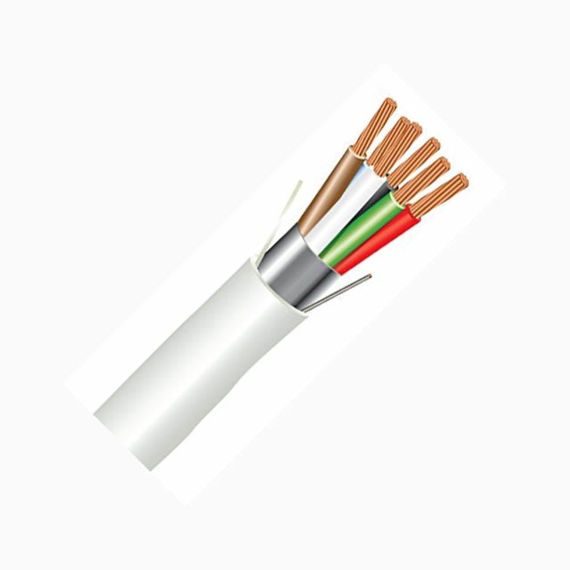 80311 – CABLE 6C 18AWG STR SHLD 500FT CMP PLENUM WHT
