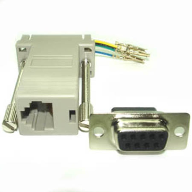 DEA6F – MODULAR ADAPTER DB9F/RJ12 6P6C