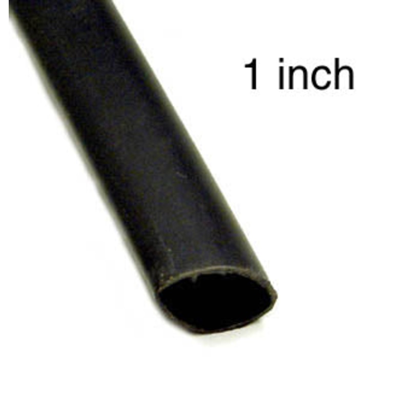 DW1-B4B – TUBING HST 1INX4FT DW BLK 3:1 600V 125C ADHESIVE