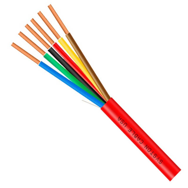 80328 – CABLE FIRE ALARM 18/6 SOL FPLR 1000FT RED