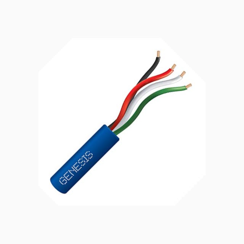 80442 – CABLE 4C 22AWG STR UNSH 500FT BLU COIL