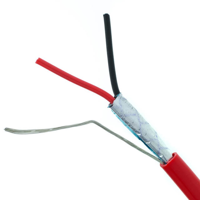 80461 – CABLE FIRE ALARM 18/2 SOL SHLD FPLR 500FT RED