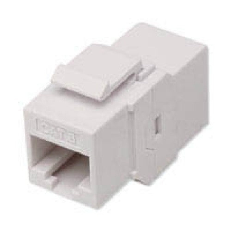 CAT-760W – KEYSTONE COUPLER CAT6 WHT JK-JK