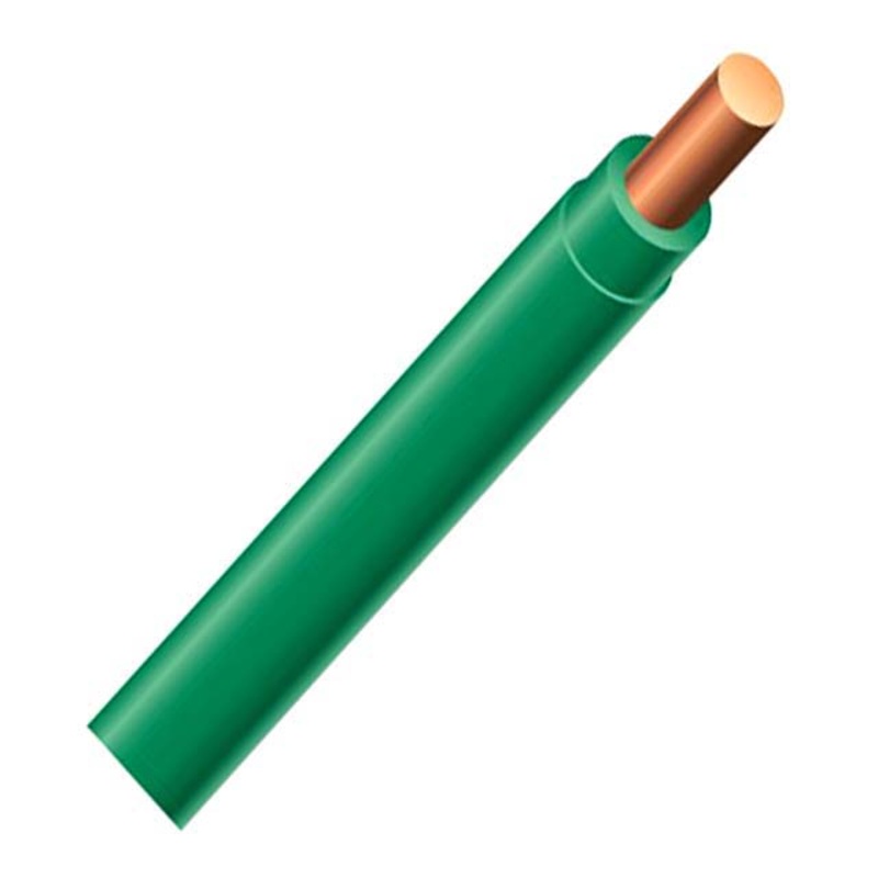 N3915 – WIRE SOLID 14AWG 500FT GREEN PVC