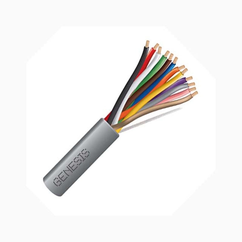 N3986 – CABLE 12C 22AWG STR UNSH 1000FT GRY