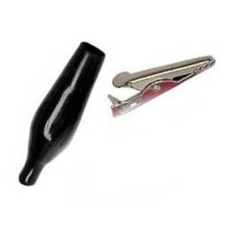 NA1014 BLK TC3102 – ALLIGATOR CLIP W/BOOT BLK STANDARD (4 pcs/pkg)