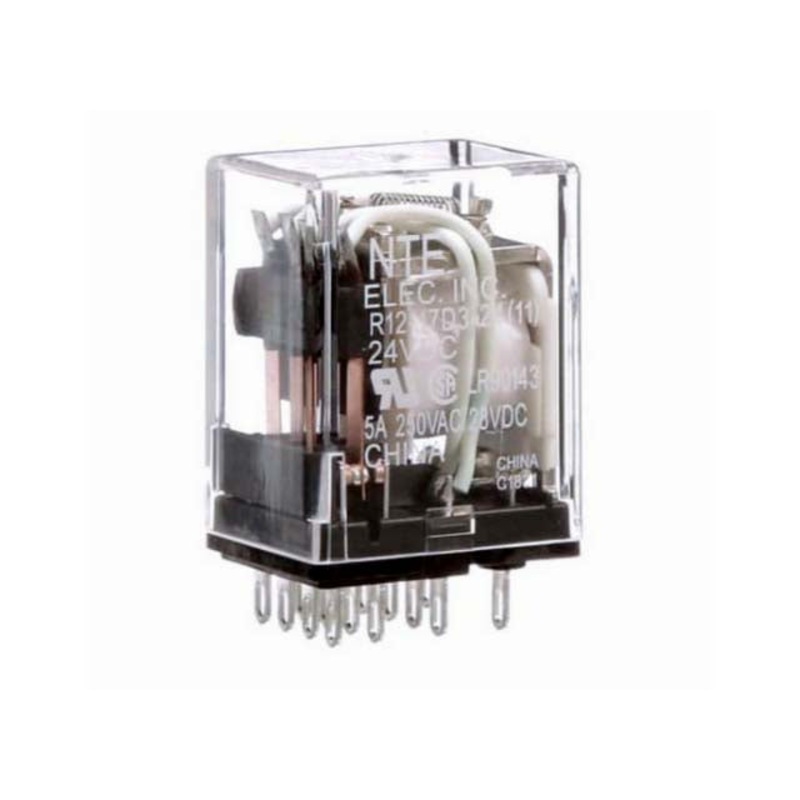 R12-17A3-24 – RELAY AC 24V 4P2T 5A 14P SOL/SKT 5A/250VAC/30VDC