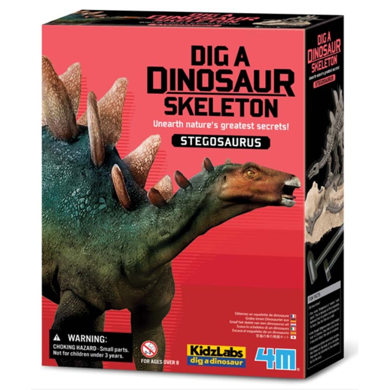 00-03229 – DIG A DINOSAUR SKELETON STEGOSAURUS
