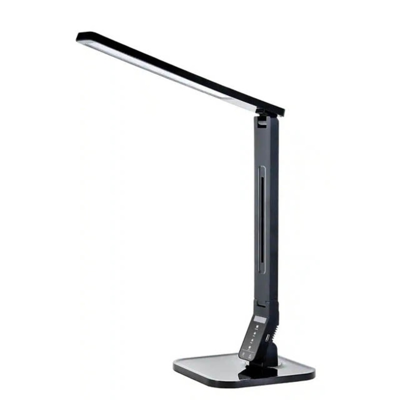 59093 – TABLE LAMP LED 530LM DIMMABLE 7W 17IN BLACK 60MIN AUTO OFF