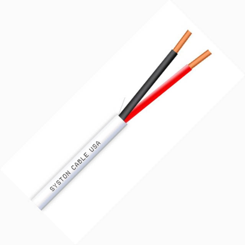 77020 – CABLE 2C 22AWG SOL UNSH 1000FT WHT