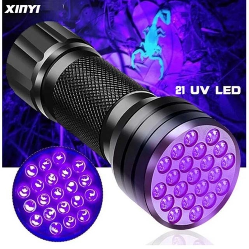 BHH-1699 – FLASHLIGHT BLACK LIGHT 3LED 3AAA ULTRA VIOLET INVISIBLE INKMARKER