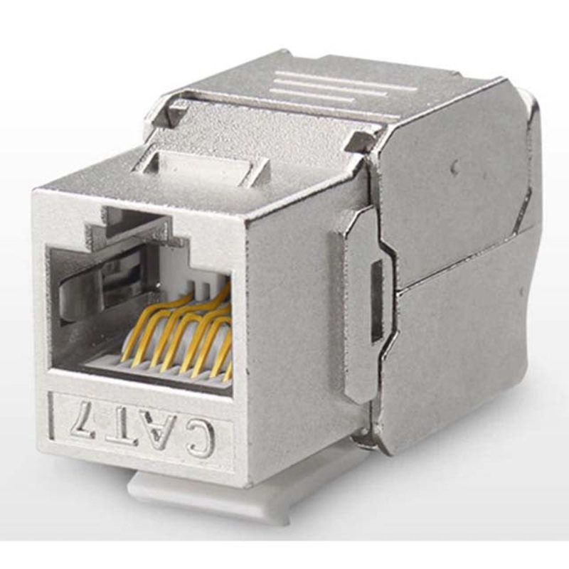 CAT7-STP-TOOL-LESS – KEYSTONE JACK CAT7 SH TOOL-LESS 10G STP SELF LOCKING