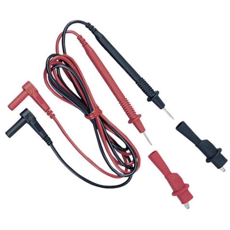 TL-100 – TEST LEAD SET RA W/ALLGTR CLIPS RED AND BLK 10A 600V CAT IV