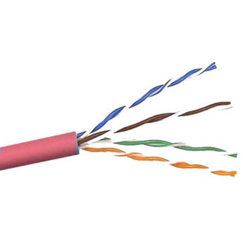 UR04E-RD4B-1TF – CABLE CAT5E FT4 SOL RED 1000FT UTP 4P/24AWG 350MHZ