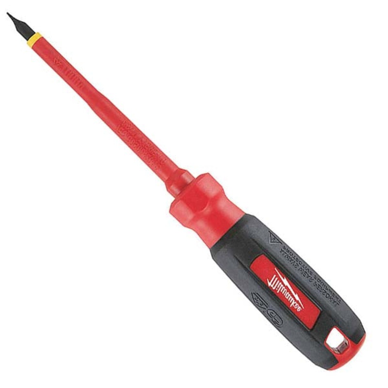 48-22-2231 – SCREWDRIVER SLOT 3/16X4IN 1000V INSULATED CABINET STYLE.