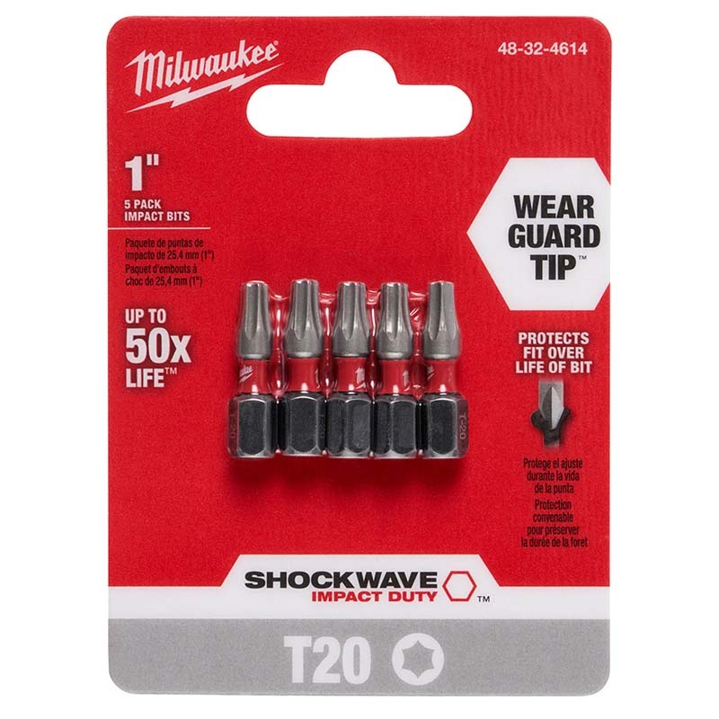 48-32-4614 – TORX BIT T20X1IN  (5 pcs/pkg)