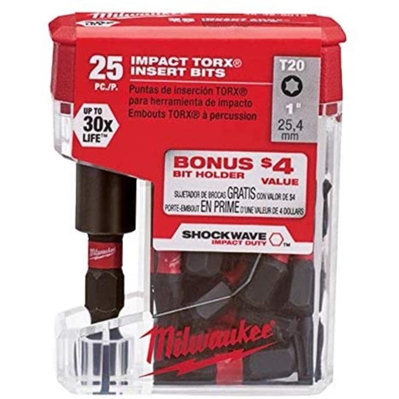 48-32-5013 – TORX BIT T20 WITH BIT HOLDER  (25 pcs/pkg)