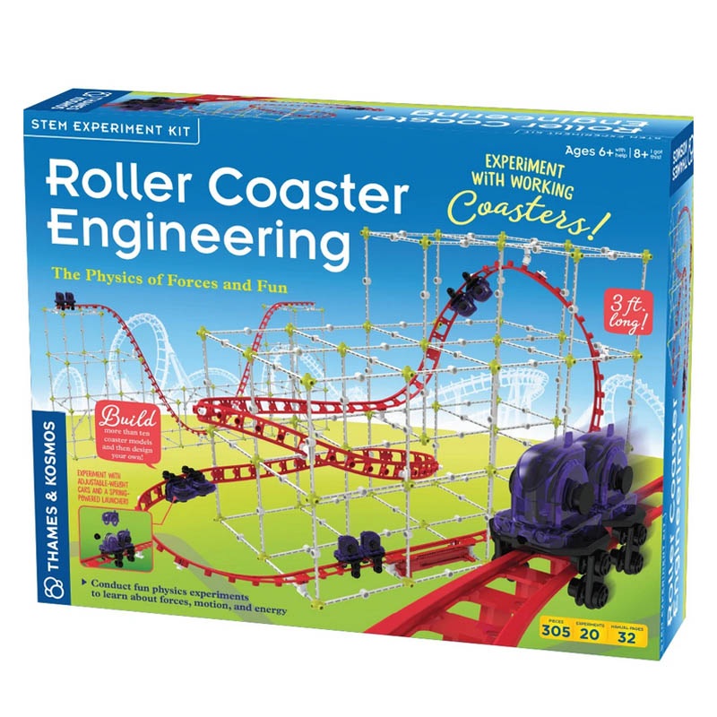 625417 – ROLLER COASTER ENGINEERING 20 EXPERIMENTS 305PCS/BOX