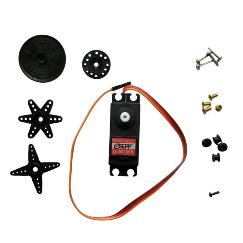 LS-5010CR – MOTOR SERVO 4.8-7.2V PLASTIC GEAR 360 DEG